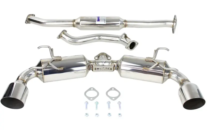 Invidia N2 Cat-Back Exhaust System For 2012+ Subaru Brz / Toyota 86 – 60Mm Single-Pipe, Stainless Steel Tips 1