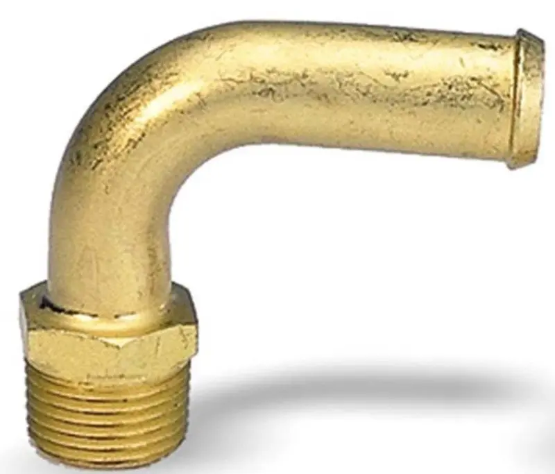 Moroso 90-Degree Fuel Line Fitting – 3/8" Npt To 1/2" Hose 1