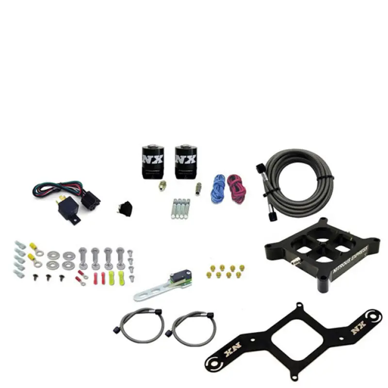 Nitrous Express Covert Crossbar Plate System – Pro Power Nitrous Kit (100–500 Hp), No Bottle Included 1