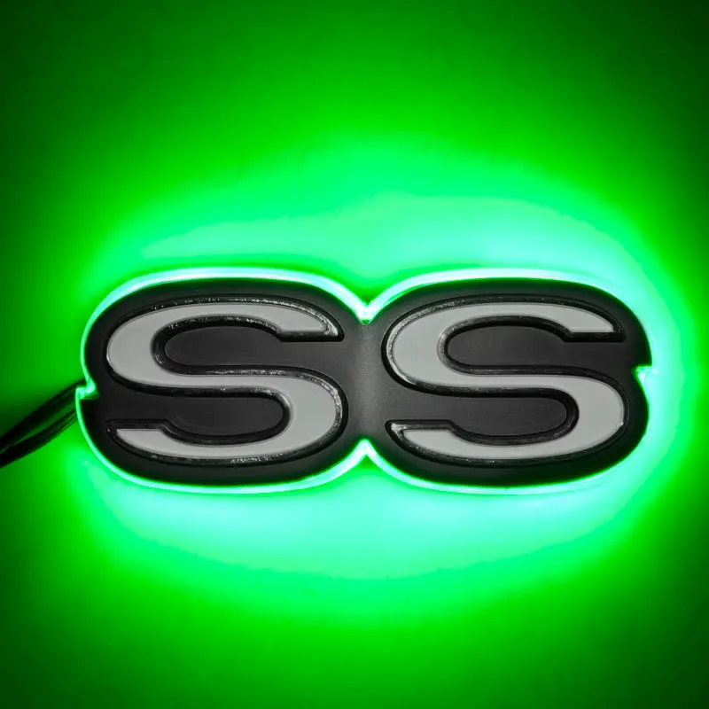 Oracle Illuminated Green Chevrolet Camaro Ss Emblem – Warranty Included 1