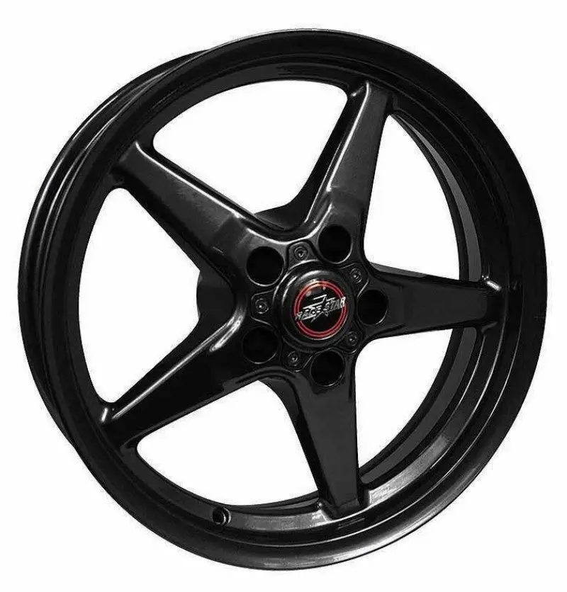 Race Star Drag Star Bracket Racer Wheel – 17X7", 5X120 Bolt Pattern, 4.25" Backspace, Gloss Black Finish 1