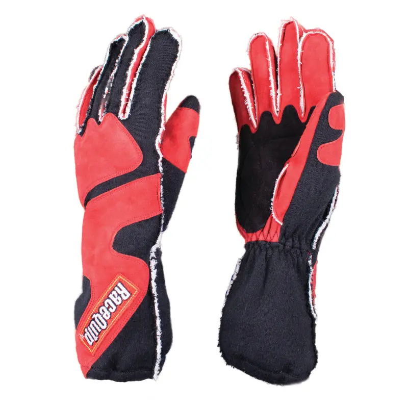 Racequip Sfi-5 Rated Racing Gloves – Red/Black Medium, With Closure System 1