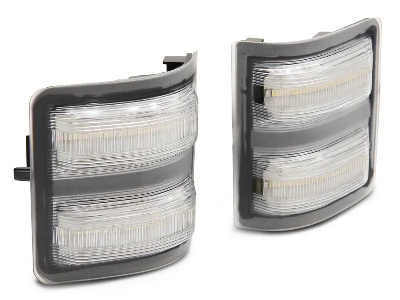 Raxiom Axial Series Led Side Mirror Marker Lamps – Switchback Function, Clear Lens, For 2011–2016 Ford F-250/F-350 Super Duty 1