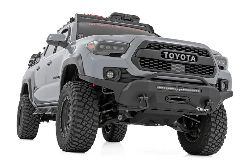 Rough Country Amber Drl Led Fog Light Kit With Wiring Harness For 2016–2022 Toyota Tacoma 1