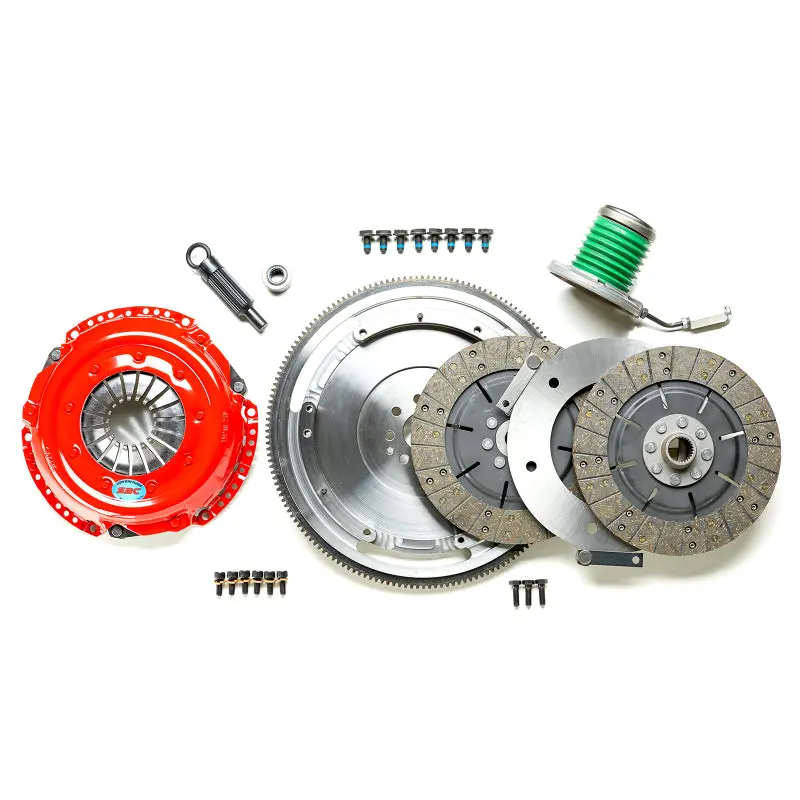 South Bend Competition Dual-Disc Clutch Kit With Flywheel For 2005–2010 Ford Mustang 4.6L V8 (26-Tooth Input Shaft) 1