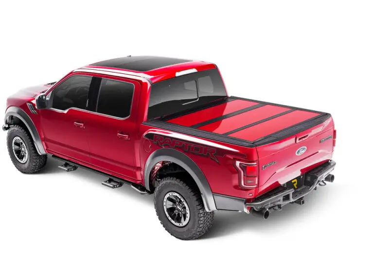 Undercover Fusion Retractable Bed Cover For 2021–2024 Ford F-150 – 66" Length, Race Red Finish 1