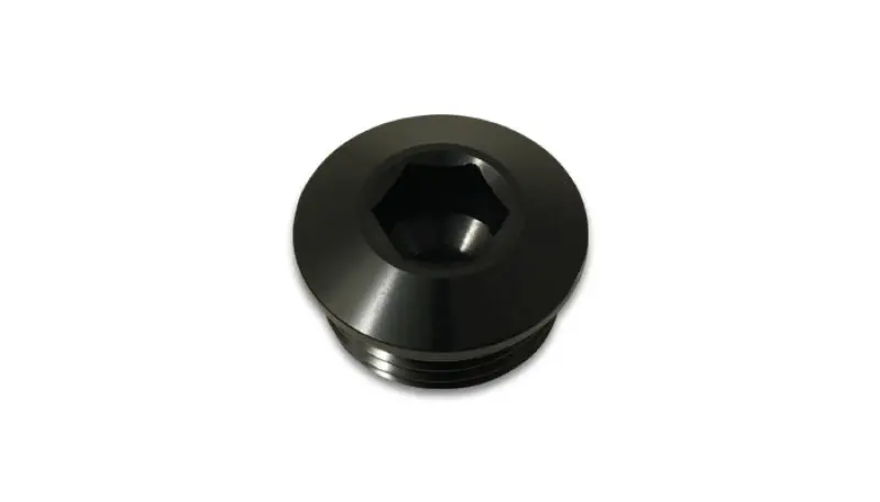 Vibrant Performance 34An Orb Low-Profile Port Plug – Anodized Black Aluminum 1