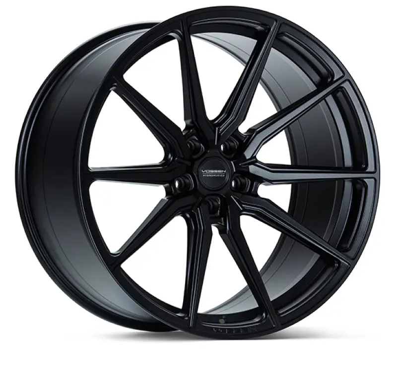 Vossen Hf-3 Satin Black Forged Wheel – 24X10", 5X120, Et32, Deep Face, 72.56Mm Bore 1