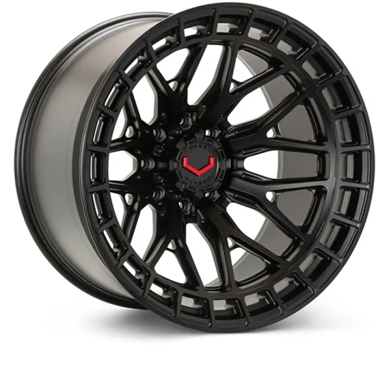 Vossen Lcx-02 Forged Monoblock Wheel – 24X14 Inch, 8X180 Bolt Circle, Et75 Offset, Mega-Deep Profile, Satin Black 1