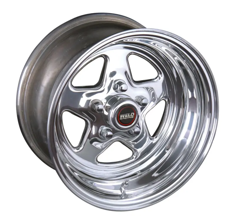 Weld Prostar Polished Aluminum Wheel – 15X8", 5X4.75", 3.5" Backspace, Non-Beadlock Design 1