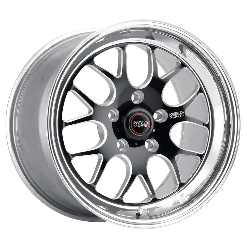 Weld S77 Black Non-Beadlock Wheel — 15X4, 5X120Mm Bolt Pattern, 2.5-Inch Backspace, Low Pad Design 2