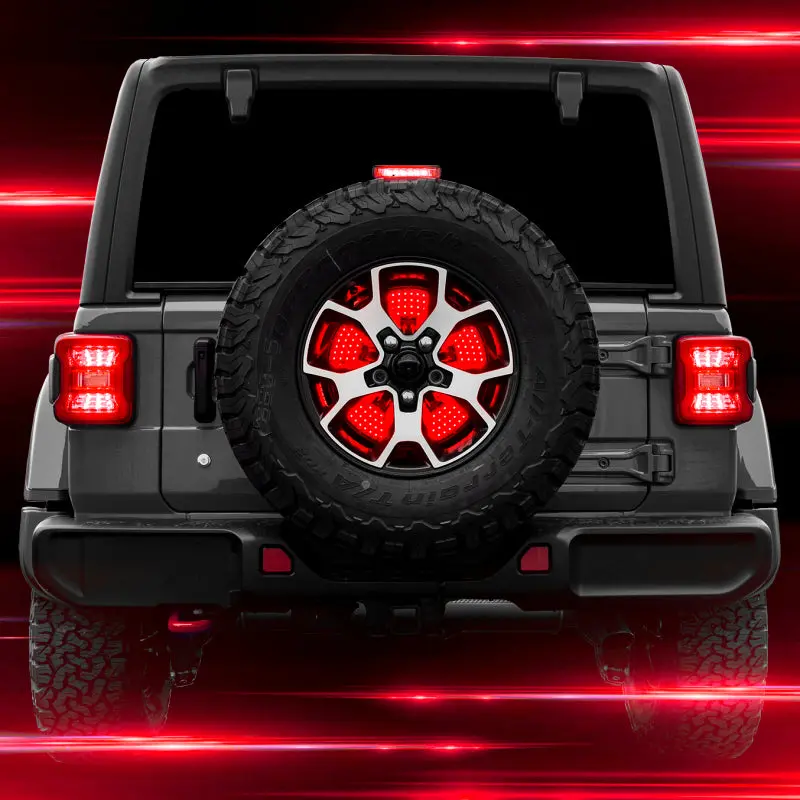 Xk Glow 5Th Wheel Light For Jeep – Integrated Brake, Turn Signal, Reverse & Running Lights 1